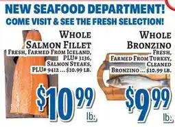 Trade Fair Supermarket Whole Salmon Fillet offer