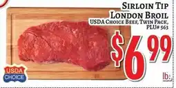 Trade Fair Supermarket Sirloin Tip London Broil offer