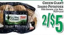 Trade Fair Supermarket Green Giant Idaho Potatoes offer