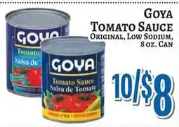 Trade Fair Supermarket Goya tomato sauce offer