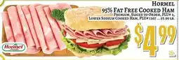 Trade Fair Supermarket Hormel 95% Fat Free Cooked Ham offer