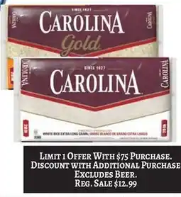 Trade Fair Supermarket Carolina Gold White Rice offer