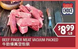 99 Ranch Beef Finger Meat Vacuum Packed offer