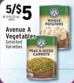 Met Foodmarkets Avenue A Vegetables offer