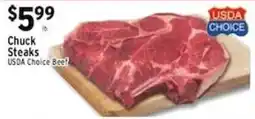 Met Foodmarkets Usda Choice Beef Chuck Steaks offer
