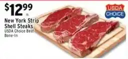 Met Foodmarkets New York Strip Shell Steaks offer