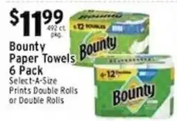Met Foodmarkets Bounty paper towels offer