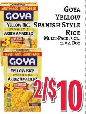 Goya yellow rice spanish style rice
