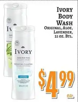 Trade Fair Supermarket Ivory body wash offer