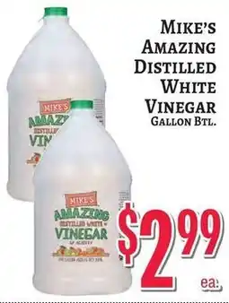 Trade Fair Supermarket Mike's amazing distilled white vinegar offer