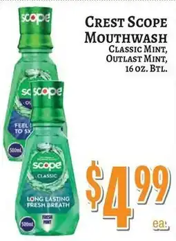 Trade Fair Supermarket Crest Scope Mouthwash offer