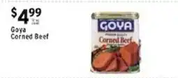 Met Foodmarkets Goya Corned Beef offer