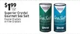 Met Foodmarkets Superior Crystal Gourmet Sea Salt offer