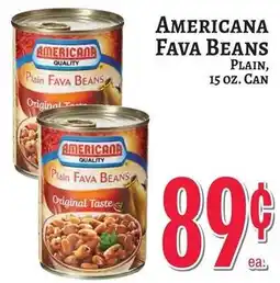 Trade Fair Supermarket Americana plain fava beans offer