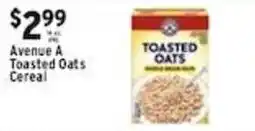 Met Foodmarkets Avenue A Toasted Oats Cereal offer