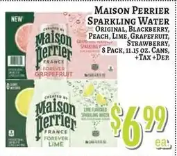 Trade Fair Supermarket Maison Perrier sparkling water offer