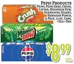 Trade Fair Supermarket Pepsi Products offer