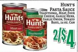 Trade Fair Supermarket Hunt's pasta sauce offer