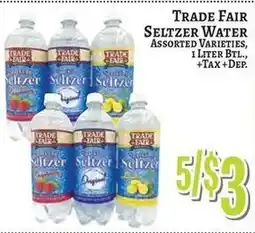 Trade Fair Supermarket Trade Fair Seltzer Water offer