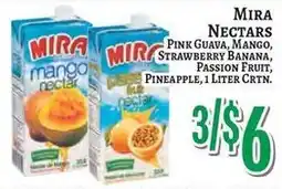 Trade Fair Supermarket Mira nectars offer
