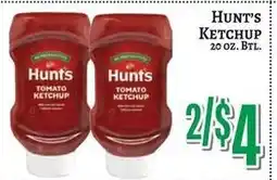 Trade Fair Supermarket Hunt's tomato ketchup offer