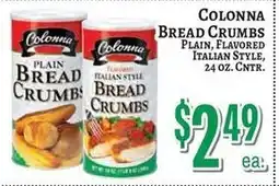 Trade Fair Supermarket Colonna bread crumbs offer