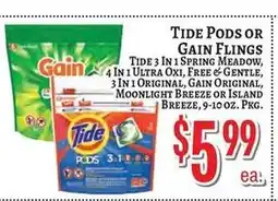 Trade Fair Supermarket Tide Pods or Gain Flings offer