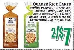 Trade Fair Supermarket Quaker rice cakes offer