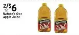 Met Foodmarkets Nature's Own Apple Juice offer
