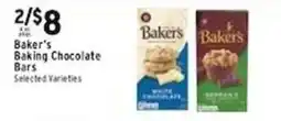 Met Foodmarkets Baker's Baking Chocolate Bars offer