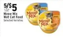 Met Foodmarkets Meow Mix Wet Cat Food offer