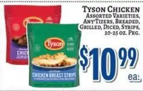 Trade Fair Supermarket Tyson chicken assorted varieties offer