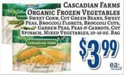 Trade Fair Supermarket Cascadian Farms organic frozen vegetables offer