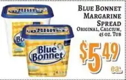 Trade Fair Supermarket Blue Bonnet margarine spread offer