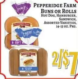 Trade Fair Supermarket Pepperidge Farm Buns or Rolls offer