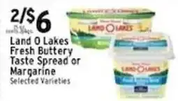 Met Foodmarkets Land O Lakes Fresh Buttery Taste Spread or Margarine offer