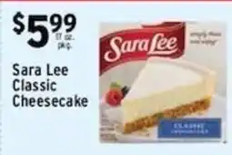 Met Foodmarkets Sara Lee Classic Cheesecake offer