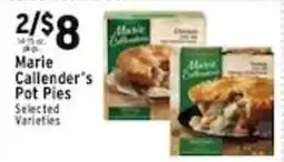 Met Foodmarkets Marie Callender's Pot Pies offer