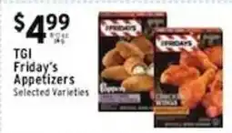 Met Foodmarkets Tgi Friday's Appetizers offer