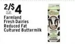 Met Foodmarkets Farmland Fresh Dairies Reduced Fat Cultured Buttermilk offer