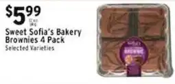 Met Foodmarkets Sweet Sofia's Bakery Brownies offer