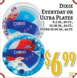Trade Fair Supermarket Dixie everyday or ultra plates offer