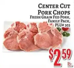 Trade Fair Supermarket Center cut pork chops offer