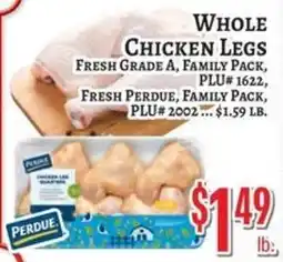 Trade Fair Supermarket Perdue whole chicken legs offer