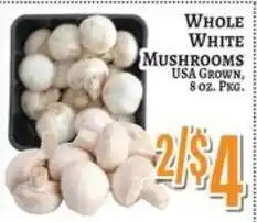 Trade Fair Supermarket Whole White Mushrooms offer