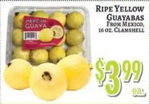 Trade Fair Supermarket Ripe Yellow Guayabas offer