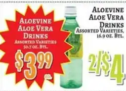 Trade Fair Supermarket Aloevine aloe vera drinks offer