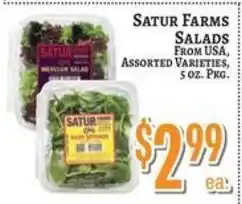 Trade Fair Supermarket Satur Farms Salads offer