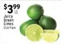 Met Foodmarkets Juicy Green Limes Club Pack offer