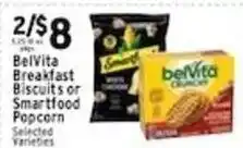 Met Foodmarkets BelVita Breakfast Biscuits or Smartfood Popcorn offer